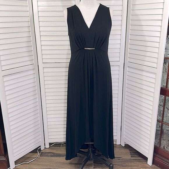 Chico's Mikayla Maxi Dress Size 2 (12) Sleeveless - Picture 4 of 16